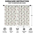 thumbnail image 2 of Blackout Kids Curtains,Green Cow Flower Pattern Childrens Insulated Curtains Set Of 2,Bedroom Essentials,Toddler Room Decor 52x84in(132x213cm), 2 of 5