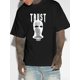 thumbnail image 1 of Camiseta informal con estampado creativo TRUST para hombre, camiseta de manga corta con cuello redondo a la moda de verano, estilo urbano moderno para hombre, camisetas informales., 1 of 7