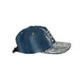 thumbnail image 4 of Womens Las Vegas Studded Fashion Baseball Cap - Dark Denim, 4 of 4