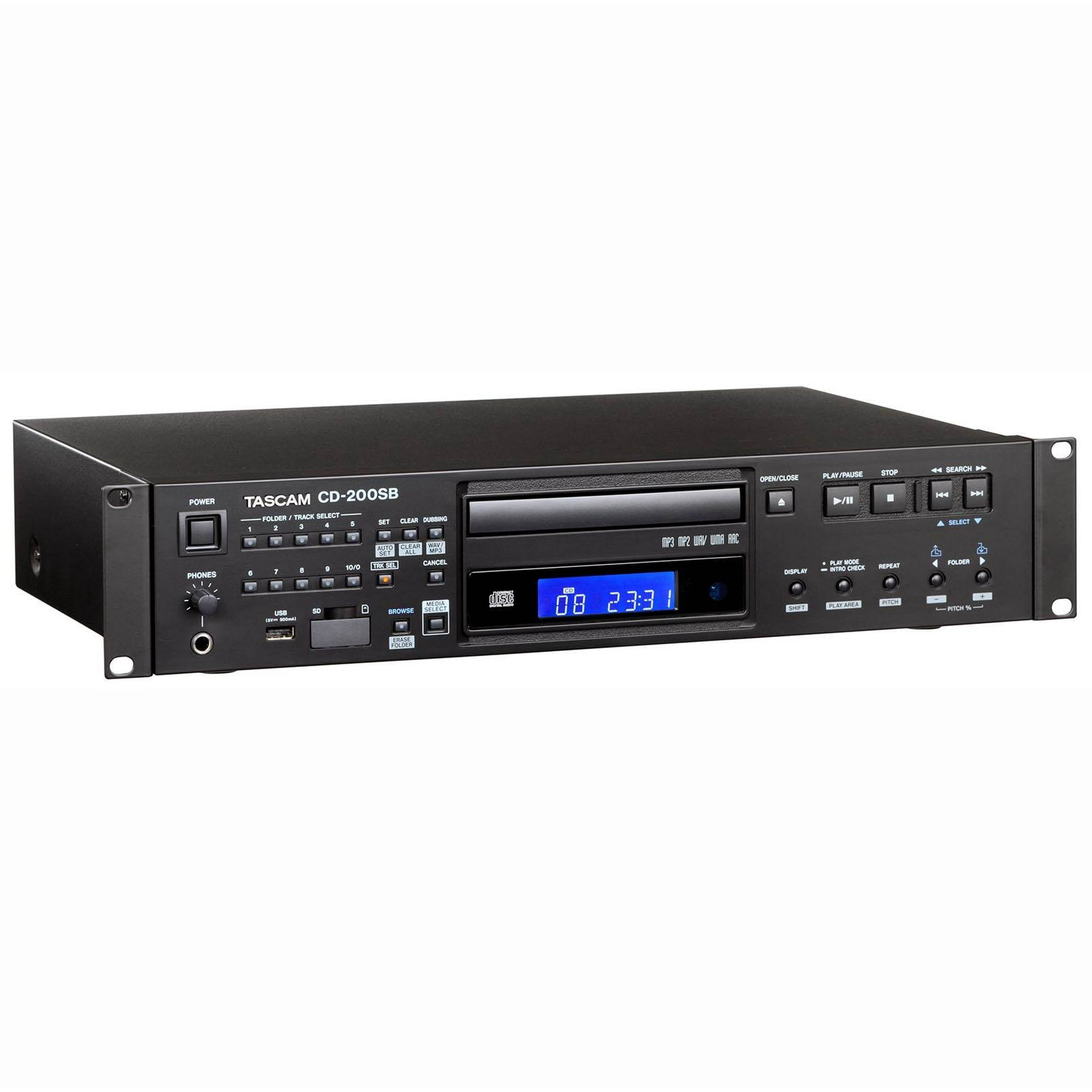 Tascam CD 200SB Rackmount CD/SD/USB Player | Walmart Canada