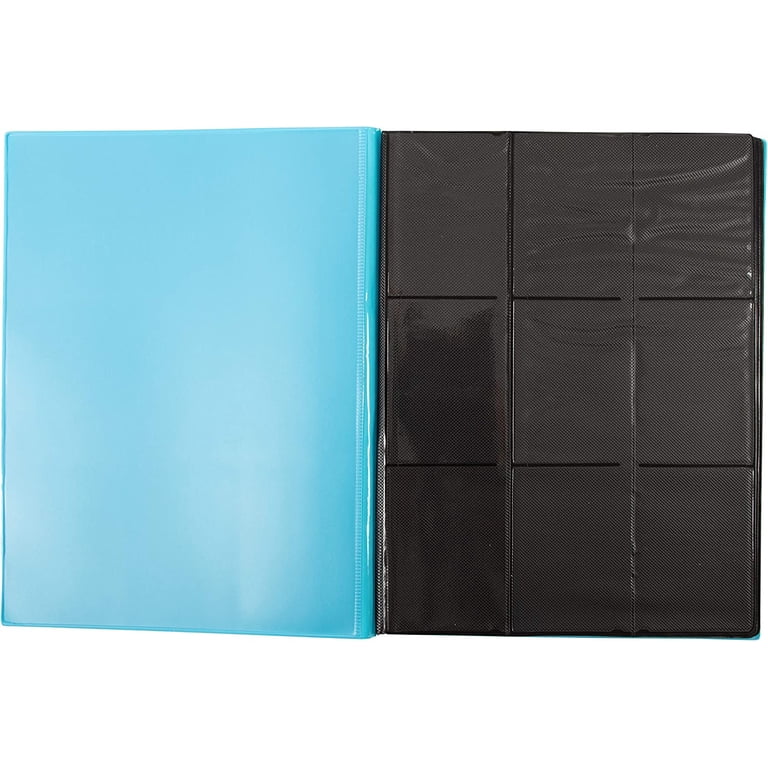 Monster Binder - 9 Pocket Trading Card Album - Matte Blue (Anti-Theft  Pockets Hold 360+ Yugioh, Pokemon, Magic The Gathering Cards) - Walmart.com