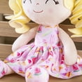 thumbnail image 6 of Gloveleya Toddler Stuffed Dolls Girl GIfts Plush Baby Doll Figure Toys Pink Ice Cream 12 Inches, 6 of 10