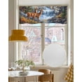 thumbnail image 4 of Autumn Deer Kitchen Valances for Windows Farmhouse Linen Window Valance Curtain for Living Room Window Treatment Farmhouse Elk River Valance Rod Pocket Topper Drape, 60 x 18 Inch, 4 of 6