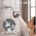 thumbnail image 3 of Aqua Elegante High Pressure Shower Head for Low Water Pressure Showers - 1.8 GPM - Polished Chrome, 3 of 8