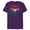 Purple, variant on Marvel Captain Marvel Higher Further Faster Star - Short Sleeve Blended T-Shirt for Adults - Customized-Ocean Blue
