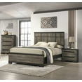 thumbnail image 3 of Newboti 1pc Contemporary 2-Drawer Nightstand Brown Gray Finish Wooden Bedroom Furniture 783032772572761, 3 of 5