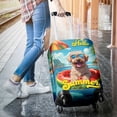 thumbnail image 3 of Hello Summer Soft Coated Wheaten Terrier Pool Day on Watermelon Float Travel Luggage Cover Wheatie Dog Lover Suitcase Dust Protective Decor - 13008, 3 of 5