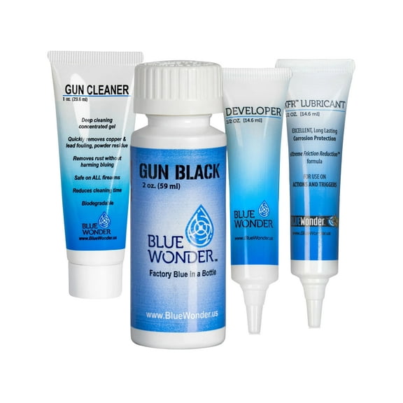 Blue Wonder Gun Black Cold Black 2 oz Kit
