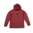 thumbnail image 3 of Under Armour Men's Hustle Fleece Hoodie CARDINAL | WHITE LG, 3 of 4