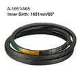 thumbnail image 3 of Uxcell A-1651/A65 Drive V-Belt Inner Girth 65 inch Industrial Power Rubber Transmission Belt, 3 of 5