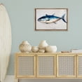 thumbnail image 3 of Stupell Industries Tuna Fish Sea Life Animals Painting Brown Floater Framed Canvas Art Print Wall Art, 31 x 21, 3 of 10