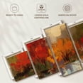 thumbnail image 6 of Elephant Stock Fall Riverside I Wall Art - Horizontal Multi Panel Canvas - Bedroom Wall Decor - Abstract Multi Panel - Yellow And Orange Decor By Silvia Vassileva - 80" x 36", 6 of 8