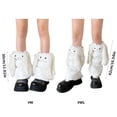 thumbnail image 5 of Yokua Windproof Gaiters for Women Padded Puffer Leg Warmers Covers with Rabbit Ears, 5 of 13
