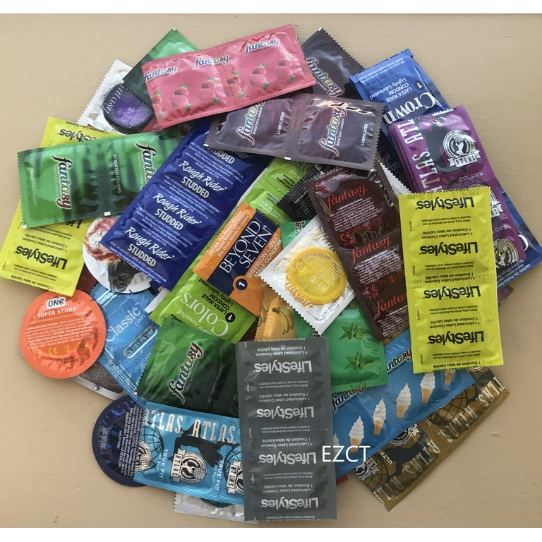 BULK ASSORTED CONDOMS 25 COUNT