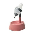 thumbnail image 1 of Distributeur d'Eau pour Animaux, Hauteur Réglable Distributeur d'Eau pour Chat multi-Usage Design Boule Design Intégré pour Animalerie Fond Rose, Fond Gris Foncé, Fond Beige, 1 of 8