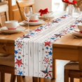 thumbnail image 5 of 4th of July Table Runner 70 Inches, Independence Day Star Vintage American Bed Runner Dresser Scarves Tabletop for Indoor Outdoor Parties/Ceremony/Banquet, 13" x 70", 5 of 9