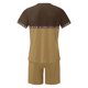 thumbnail image 4 of Pantalones Elásticos de la Cintura de los Hombres de la Impresión de los Pantalones Cortos Delgados Deportivos, Cuello Redondo de la Blusa de Manga Corta, 4 of 5