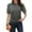 69#Dark Gray, variant on GXIPO Women's Polo Shirts Collared Work Tops Short Sleeve Business Casual Dressy Blouses Summer Tops Beige L