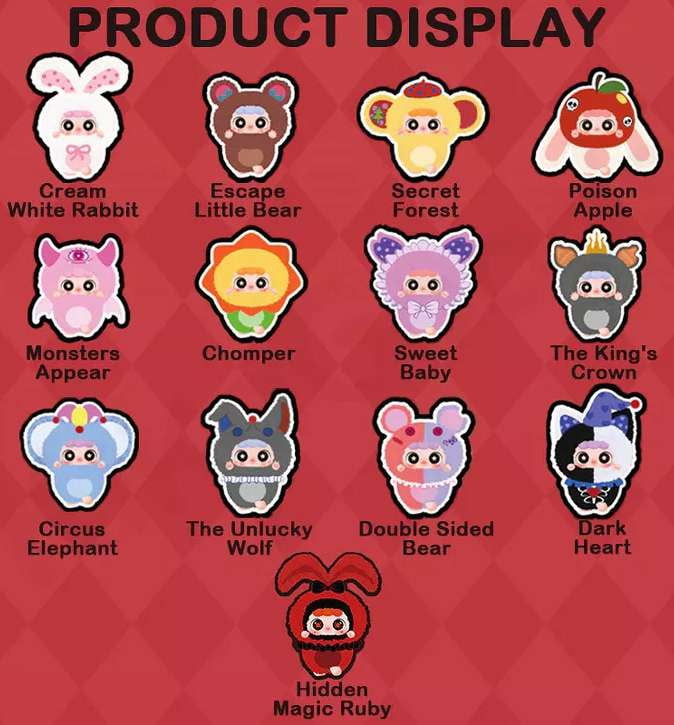 Baby Three Migo Little Troublemaker Plush Pendant Mystery Pack (1 RANDOM Plush)