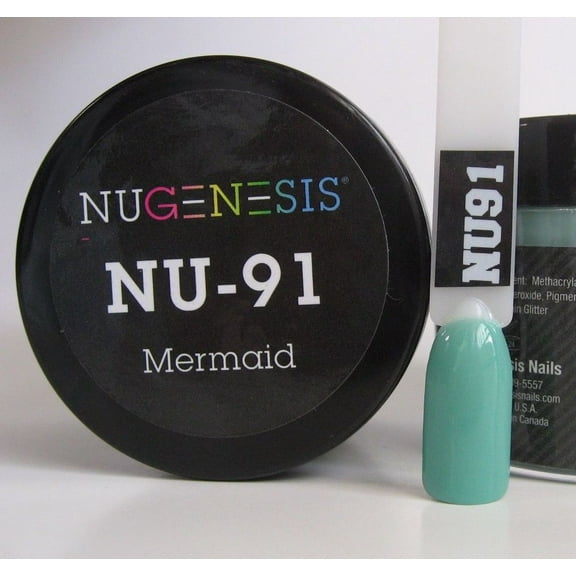 NUGENESIS Nail Color Dip Dipping Powder 1oz/jar - NU91 Mermaid