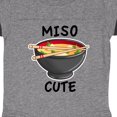 thumbnail image 3 of Inktastic Miso Cute with Miso Soup Boys or Girls Baby Bodysuit, 3 of 4