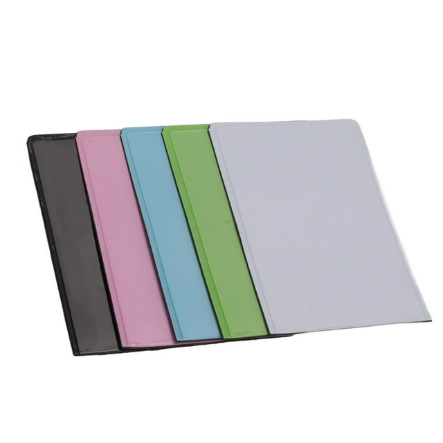 Graflsoa 5-Pack Colorful PVC Mini Photo Frames 2.5x3.7 Inch - Fits Instax Mini 3" Photos, Cards, Receipts - Decorative Desktop/Refrigerator Magnet Frames, Ideal Gift for Birthdays, Christmas,