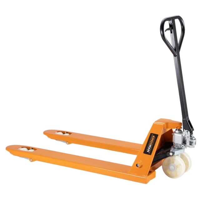 Patín Traspaleta Hidráulica Capacidad 3 T Rueda Nylon amarillo