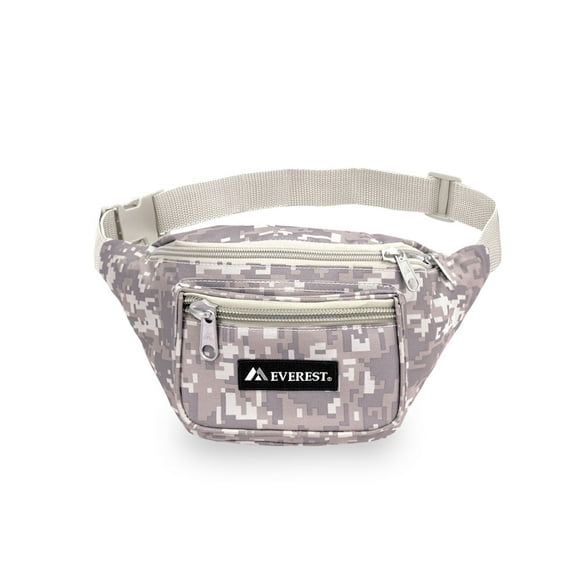 Everest Compact Unisex Fanny Pack, Digital Camo Green