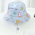 thumbnail image 4 of shoper UPF 50+ Toddler Sun Hat with Adjustable Chin Strap Wide Brim Lightweight Fisherman Cap for Outdoor Beach Play and Summer Activities, 4 of 5
