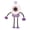Purple, variant on IFRINID Portable Robot Fan with LED Light and Flexible Suction Arms, USB Rechargeable Desk Fan with 5 Speeds