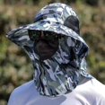 thumbnail image 1 of Sombrero de pesca para primavera y verano para hombre, protector solar para exteriores, chal para montañismo, sombrero de red de pescador desmontable, 1 of 6