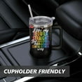 thumbnail image 6 of Rainbow Pride Flag Tumbler, LGBTQ Awareness Month Gifts, Retro Be Kind Travel Mug, Gay Pride Cups Lesbian Gifts for Women Men, 40 Oz Stainless Steel Tumbler With Handle & Straw, 6 of 6