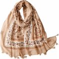 thumbnail image 1 of HSHDLDF Foulards Légères pour Femmes, Mode, à Imprimé Floral, Hiver Automne, Chaudes, Foulard Châle, 1 of 1