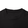 thumbnail image 6 of Women's Fitted Cotton T-Shirt - Structured Shoulder Slimming Short Sleeve Top | Yubnlvae | High Elasticity Screw Thread Cotton Regular Shoulder Round Neck (Black | L), 6 of 9