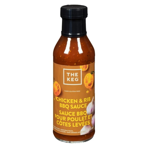 KEG - CHICKEN & RIB BBQ SAUCE 355ML, KEG - CHICKEN & RIB BBQ SAUCE 355ML