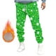thumbnail image 1 of Pantalones largos para hombre, pantalones deportivos ajustados para correr, pantalones deportivos con cordón, pantalones con estampado navideño, pantalones para hombre, 1 of 5