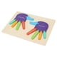 thumbnail image 5 of Rompecabezas de madera, rompecabezas de juguete, juego de bloques de patrón de madera de palma, rompecabezas para niños pequeños, rendimiento lleno de energía Jadeshay A, 5 of 8