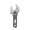 6 inches, variant on Compact Adjustable Wrench with Wide Jaw - Carbon Steel Ergonomic Grip for Plumbing Mechanical Maintenance
