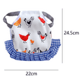 thumbnail image 2 of 4 Pieces Chicken Saddle Chicken Jacket Straps Hen Apron Chicken Apron, 2 of 5