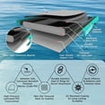 thumbnail image 4 of 8ft x 6ft x 6" MintInflatable Floating Dock Air Dock Platform 6ft/8ft/10ft Non-Slip Inflatable Water Swim Mat Floating Island Raft for Pool Lake Beach Ocean Fishing Relaxing, 4 of 6