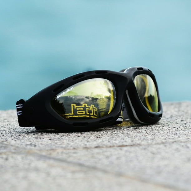 Vented Floating Jet Ski Goggles Jettribe Black Frame / Amber Tint