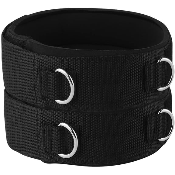 1 Pair Thigh Strap Neoprene Padded Fitness Legs Cuff Adjustable Strength Training Accessories Speed Exercise for Taekwondo Football Running