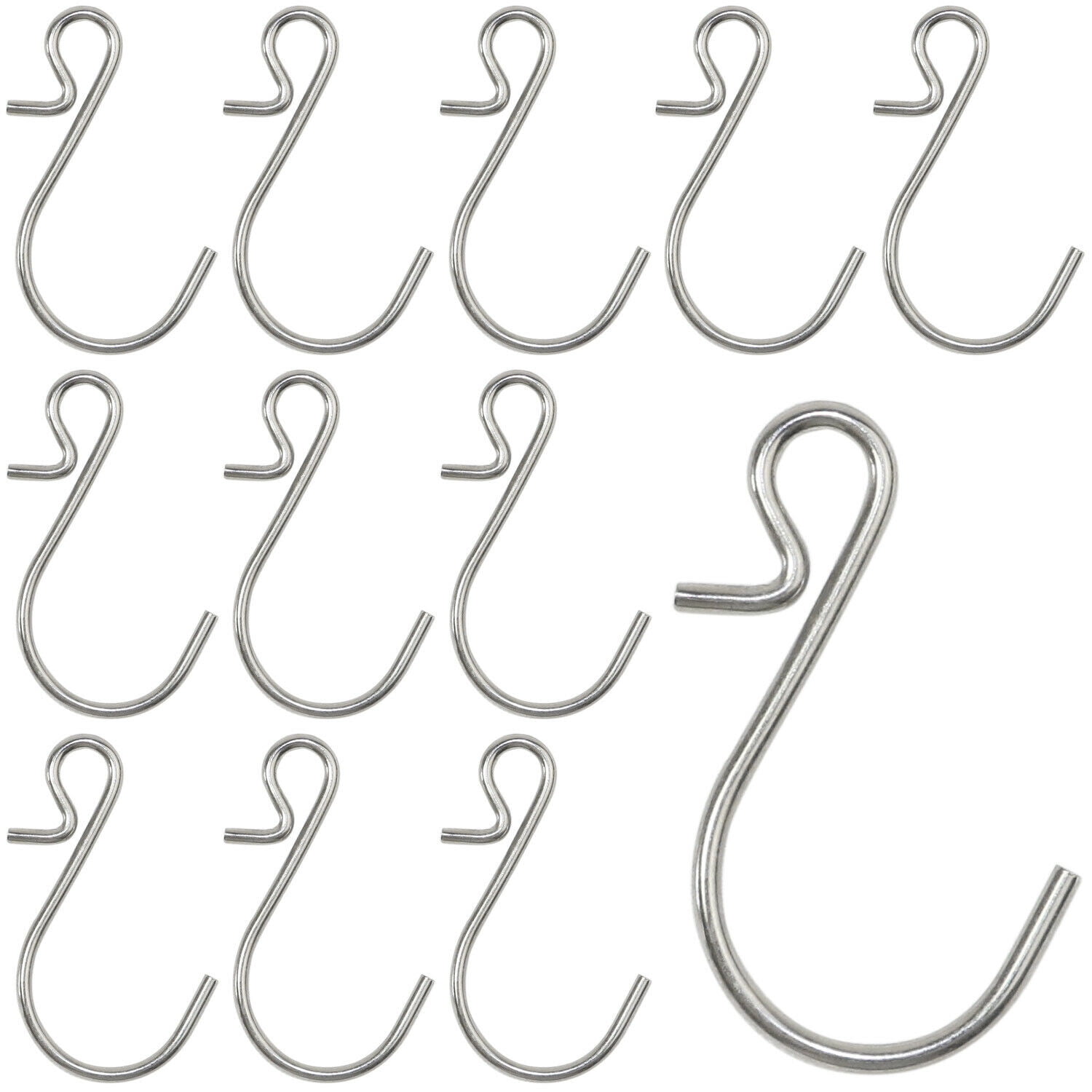 Small S Hooks Connectors Metal S Shaped Wire Hook Hangers Hanging Hooks ...