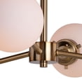 thumbnail image 6 of Vaxcel - Orbit - 4 Light Semi-Flush Mount In Mid-Century Modern Style-10.5, 6 of 10