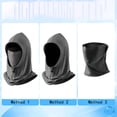 thumbnail image 7 of Yaoyar Sun UV Protection Hood Breathable Full Head Mask Face Cover for Men Women Motorcycle Cycling Fishing, 7 of 7