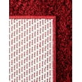 thumbnail image 7 of Unique Loom Studio Solid Shag Collection Area Rug - Sky (8' x 10' Rectangle Red), 7 of 7
