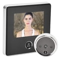 thumbnail image 4 of Mirilla digital para puerta de 2,8 pulgadas y 0,3 MP con timbre y cámara, gran angular de 90°, visión nocturna para seguridad del hogar., 4 of 14