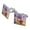 Silver, variant on DC Super Hero Girls Batgirl Square Cufflink Set - Silver or Gold