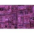 thumbnail image 1 of Ahgly Company Indoor Rectangle Patchwork Purple Transitional Area Rugs, 5' x 8', 1 of 4