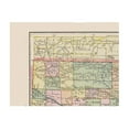 thumbnail image 3 of Historic State Map - Nebraska - Cram 1892 - 29.91 x 23 - Vintage Wall Art, 3 of 5
